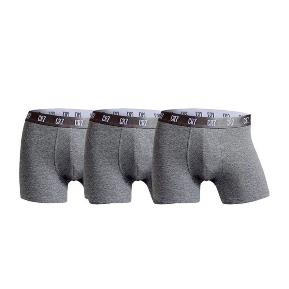 Cristiano Ronaldo CR7 3-Pack Grey Boxer Briefs Men’s Underwear Size 2XL